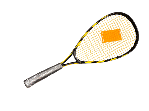 Vist Large View of Product Image Which is Used SPEEDMINTON RACQUET S70 Adult Racquet Yellow