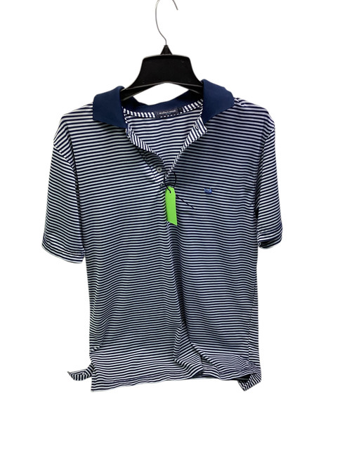 Used S.S. Golf Shirt M Carolina Blue And Navy Blue SM 11347-S000258336 Vist Large View of Product Image Which is Used S.S. Golf Shirt M Carolina Blue And Navy Blue SM