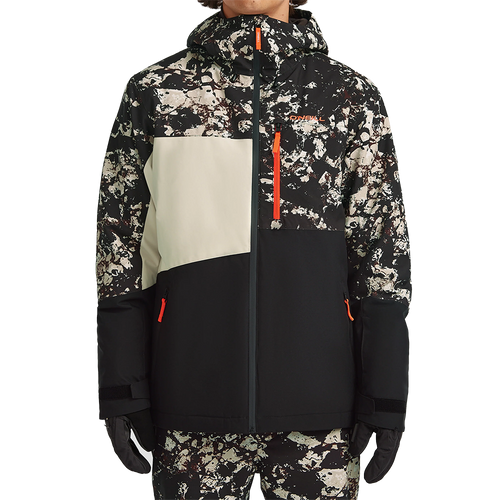 Vist Large View of Product Image Which is New O'Neill FWC Cruz 2026 Triple Snow Jacket Black Beige Quarry- Men's XXL