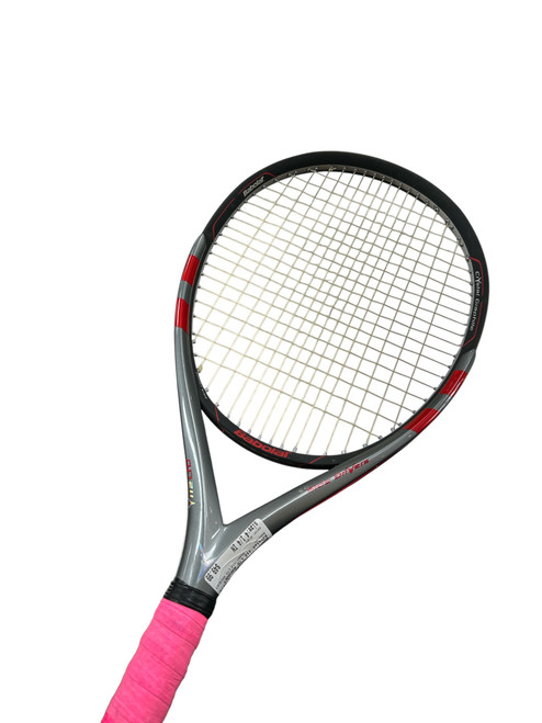 Vist Large View of Product Image Which is Used Babolat 112 LTD RACQUET Adult Tennis Racquet Grey 4 1/4"