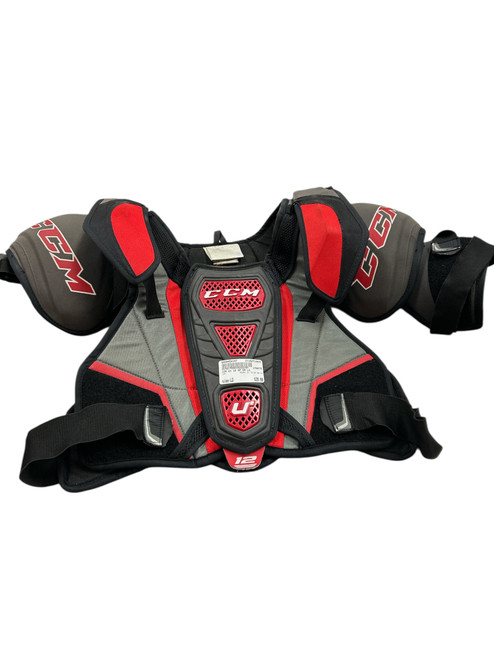 Vist Large View of Product Image Which is Used CCM U+ 12 SP SR LG Senior Shoulder Pads LG