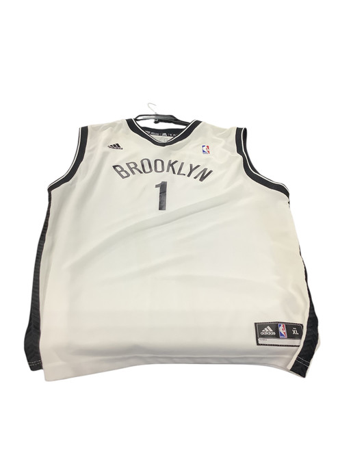 Used Adidas MASON PLUMLEE NETS Sleeveless Spirit Wear M White XL 11479-S000407697 Vist Large View of Product Image Which is Used Adidas MASON PLUMLEE NETS Sleeveless Spirit Wear M White XL