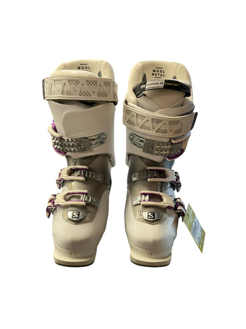 Vist Large View of Product Image Which is Used Salomon SALOMON QST ACCESS 60 W 220 WOMENS BOOTS Womens DH Ski Boot White 220 MP - J04 - W05