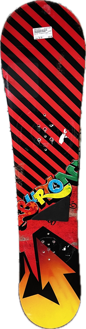 Vist Large View of Product Image Which is Used Burton CHOPPER Boys Snowboard Only Red And Black 130 cm