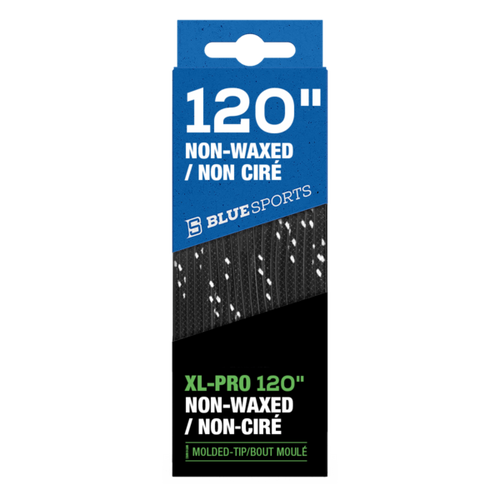 Vist Large View of Product Image Which is New Blue Sports XL-Pro Wide Skate Laces Black 120*