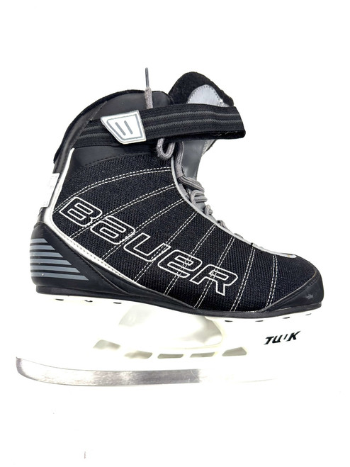 Vist Large View of Product Image Which is Used Bauer SOFT SKATE Mens Softboot Skate Black Senior 8