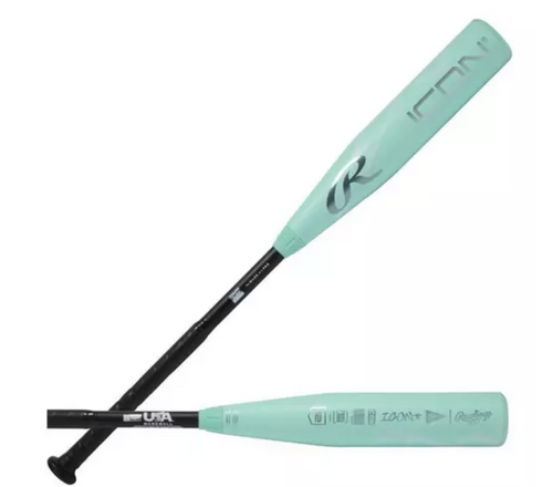 Vist Large View of Product Image Which is New Rawlings ICON BB/SB USA 2 5/8 Bat 31"