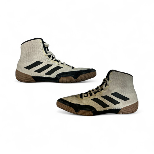Used Adidas Wrestling Shoes White Senior 11 11873-S000225796 Vist Large View of Product Image Which is Used Adidas Wrestling Shoes White Senior 11