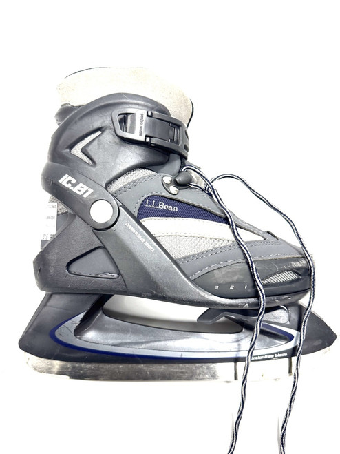 Vist Large View of Product Image Which is Used LL BEAN ADJ 1-3 Boys Softboot Skate Black Adjustable