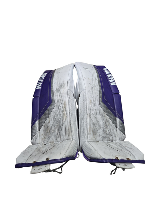Used Vaughn VENTUS Goalie Leg Pads Senior Purple 35" 11617-S000334741 Vist Large View of Product Image Which is Used Vaughn VENTUS Goalie Leg Pads Senior Purple 35"