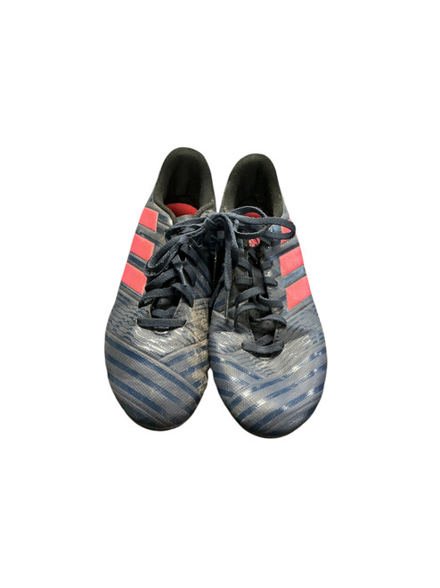 Vist Large View of Product Image Which is Used Adidas Soccer Cleats Navy Blue Youth 07.5