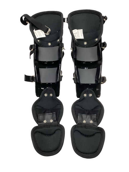Used GEAR 2000 Catchers Leg Guards Black Intermed 11613-S000170852 Vist Large View of Product Image Which is Used GEAR 2000 Catchers Leg Guards Black Intermed