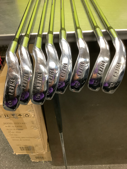 Vist Large View of Product Image Which is Used Wilson ULTRA OVERDRIVE Mens Package Set RH Grey 12 Piece