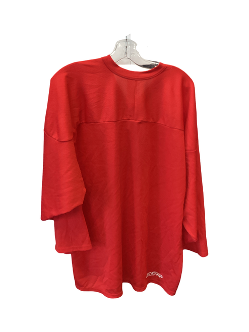Vist Large View of Product Image Which is CCM Hockey Practice Jersey Red LG