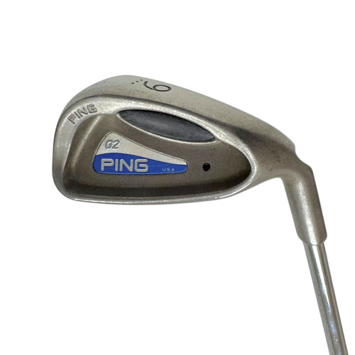 Vist Large View of Product Image Which is Used Ping G2 BLACK DOT Men's RH 9 Iron Steel Shaft