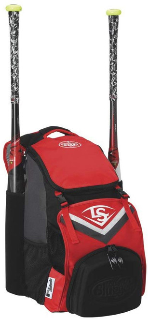 New Louisville Slugger STICK PACK BB/SB Player Backpack Red 11866-S000030486 Vist Large View of Product Image Which is New Louisville Slugger STICK PACK BB/SB Player Backpack Red