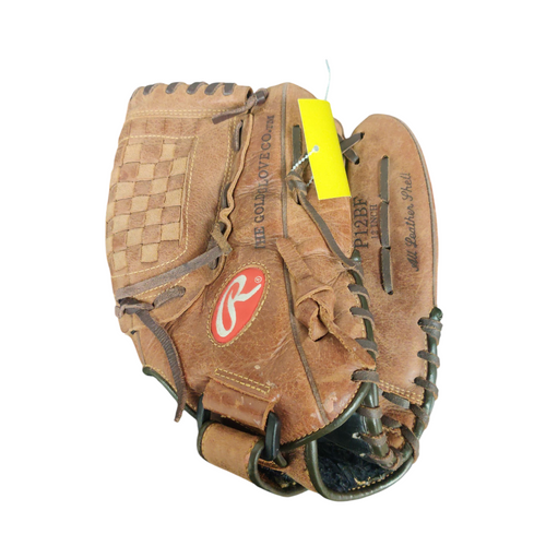 Vist Large View of Product Image Which is Used Rawlings P12BF Baseball Glove Right Hand Throw Brown 12"