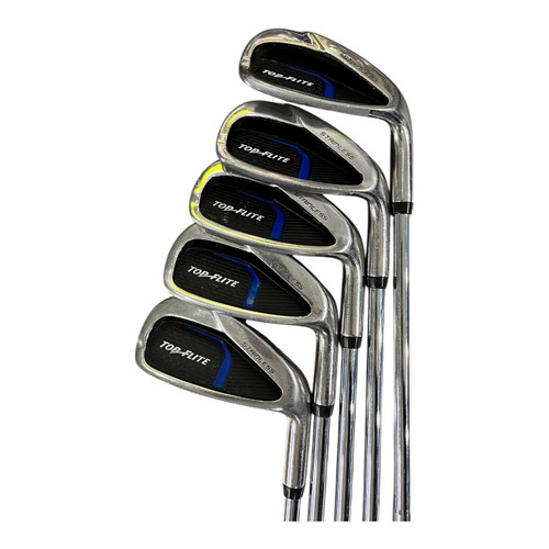 Used Top Flite STAINLESS Mens Iron Set RH 6I-PW 11820-S000048193 Vist Large View of Product Image Which is Used Top Flite STAINLESS Mens Iron Set RH 6I-PW