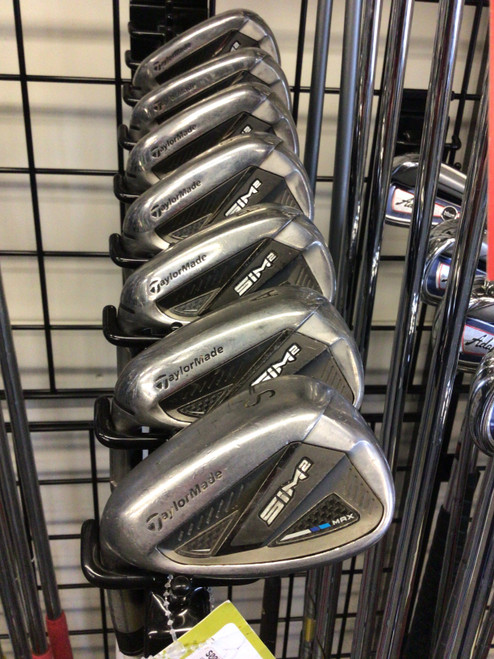 Vist Large View of Product Image Which is Used Taylormade SIM 2 MAX Womens Iron Set LH 6I-GW/AW
