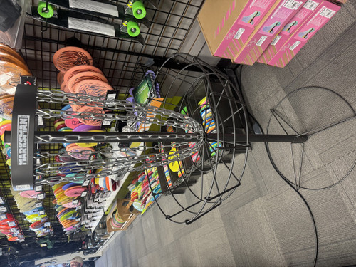 Vist Large View of Product Image Which is Used Dynamic Discs MARKSMAN LITE Disc Golf Goal Grey