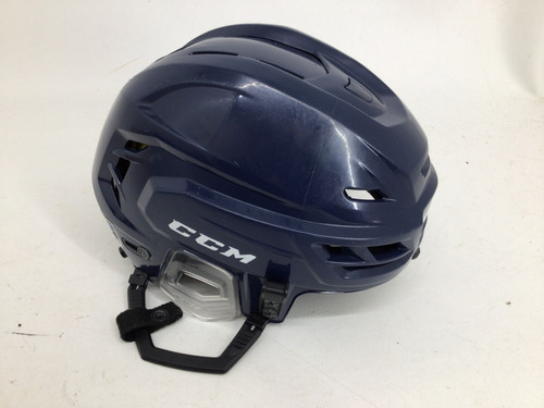Vist Large View of Product Image Which is Used CCM TACKS 310 SR MD HELMET ONLY NO MASK Hockey Helmet Only Navy Blue MD