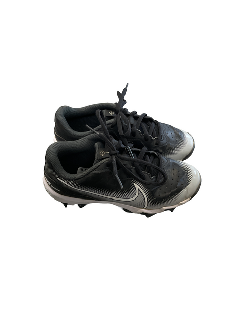 Vist Large View of Product Image Which is Used Nike DIAMOND BASEBALL CLEATS BB/SB Cleats Black Junior 02