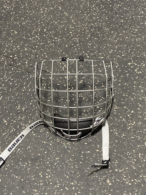 Vist Large View of Product Image Which is Used Bauer Hockey Wire Mask Grey MD