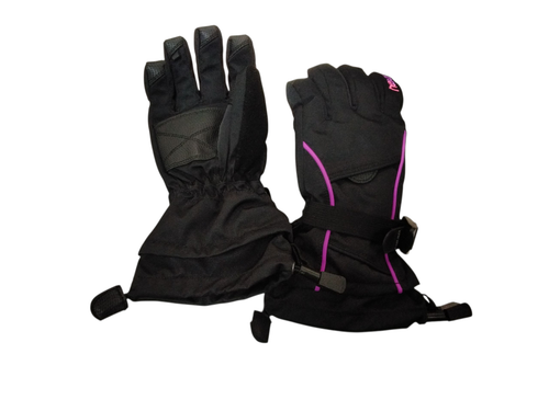 Vist Large View of Product Image Which is Used Head Outerwear Womens Gloves Black MD