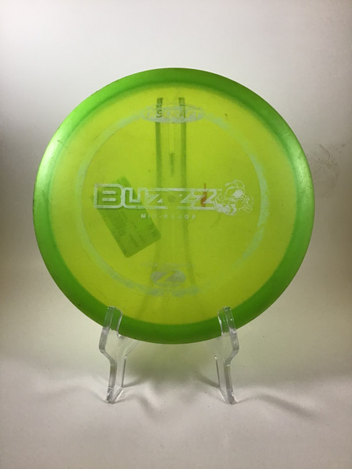 Vist Large View of Product Image Which is Used Discraft Z BUZZZ Disc Golf Mid Range Green 173g