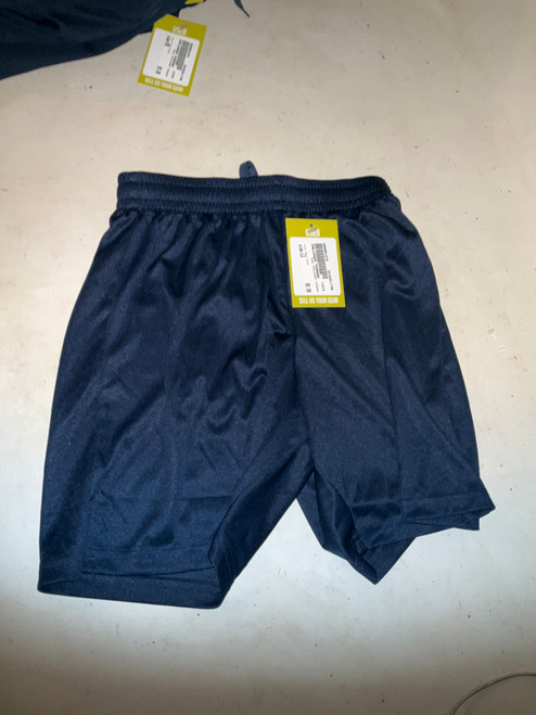 Vist Large View of Product Image Which is Used CHALLENGER TEAMWORK Soccer Shorts Yth Navy Blue LG