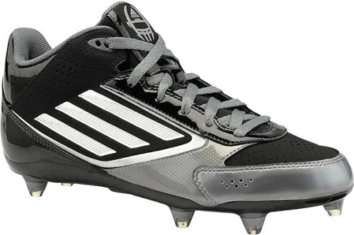 Vist Large View of Product Image Which is Used Adidas LIGHTNING D Adult FB Cleats Black Senior 8