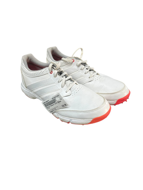 Vist Large View of Product Image Which is Used Adidas Womens Golf Shoes White And Pink Senior 7.5