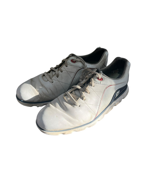 Vist Large View of Product Image Which is Used Foot Joy Mens Golf Shoes White Senior 10