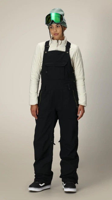 Vist Large View of Product Image Which is New 686 WOMEN'S BLACK MAGIC INSULATED BIB BLACK LG