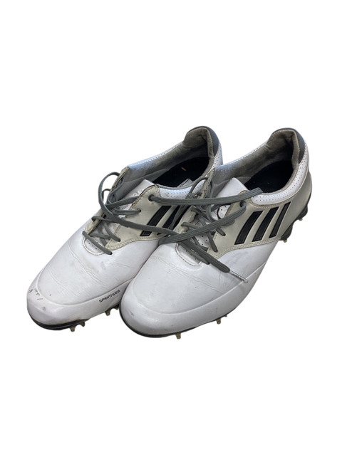 Used Adidas Mens Golf Shoes White Senior 9 11845-S000033831 Vist Large View of Product Image Which is Used Adidas Mens Golf Shoes White Senior 9