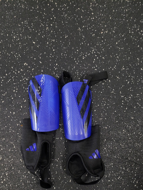 Vist Large View of Product Image Which is Used Adidas Soccer Shin Guards Youth Royal Blue MD