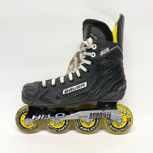 Vist Large View of Product Image Which is Used Bauer RS SENIOR Senior Roller Quad Skates Black Senior 7.5