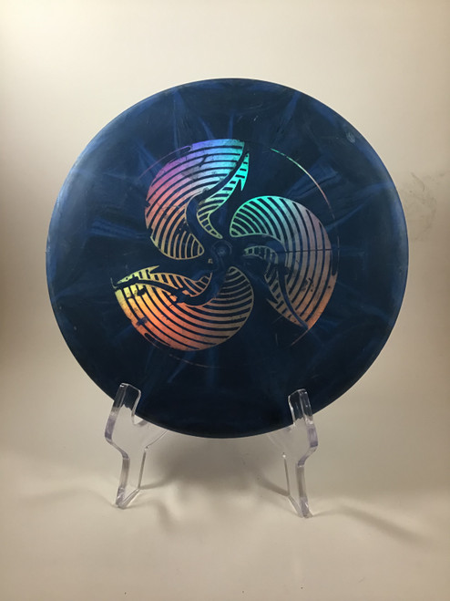 Vist Large View of Product Image Which is Used Westside BT MED HARP Disc Golf Putter Navy Blue 175g