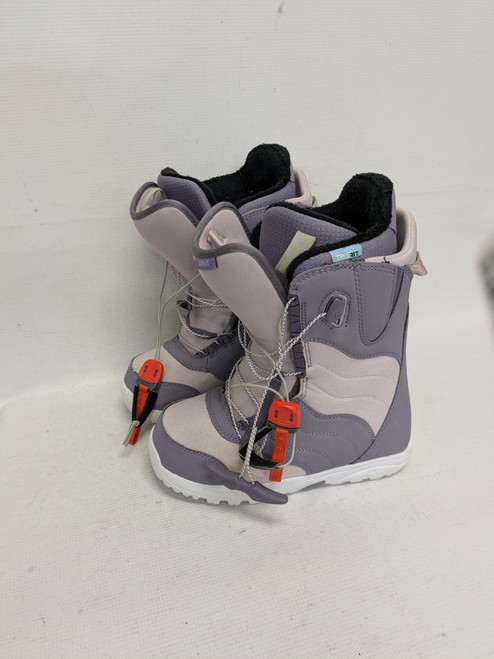 Vist Large View of Product Image Which is Used Burton WOMENS MINT Womens Snowboard Boots Pink Senior 6