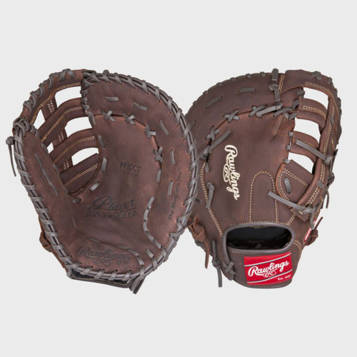 Vist Large View of Product Image Which is New 12.5" RAWLINGS RIGHT HAND THROW PLAYER PREFERRED 1ST BASE GLV
