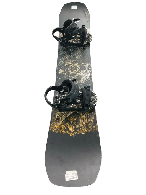Vist Large View of Product Image Which is Used Jones TWIN Mens Snowboard Only Black 161 cm