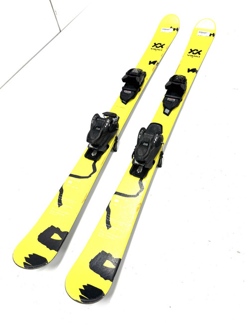 Used Volkl REVOLT JR Boys DH Ski/Binding Yellow 128 cm 11860-S000300253 Vist Large View of Product Image Which is Used Volkl REVOLT JR Boys DH Ski/Binding Yellow 128 cm