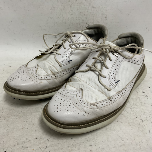 Vist Large View of Product Image Which is Used Foot Joy 57910 Mens Golf Shoes White Senior 9.5