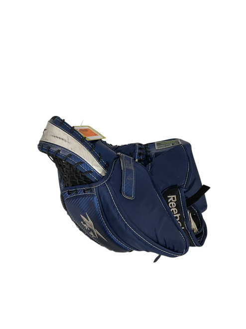 Vist Large View of Product Image Which is Used Reebok JR 7K Junior Goalie Catcher Royal Blue