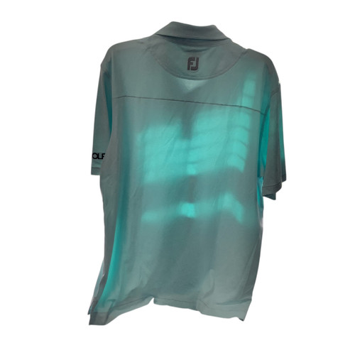 Vist Large View of Product Image Which is Used Foot Joy NBC GOLF POLO S.S. Golf Shirt M Carolina Blue LG