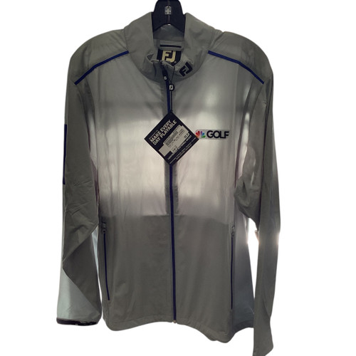 Vist Large View of Product Image Which is Used Foot Joy NBC GOLF WINDBREAKER Outerwear Light Jacket M Grey LG