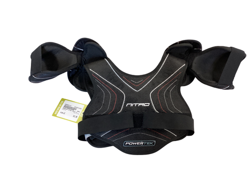 Vist Large View of Product Image Which is Used Powertek NITRO Youth Shoulder Pads LG