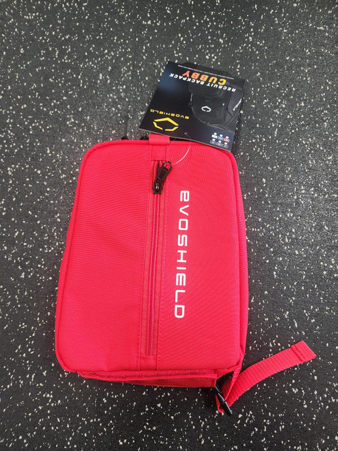 Vist Large View of Product Image Which is New Evoshield Recruit Backpack Dugout Cubby Scarlet