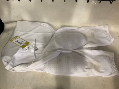 Vist Large View of Product Image Which is Used Champro Adult FB Integrated Pants White MD