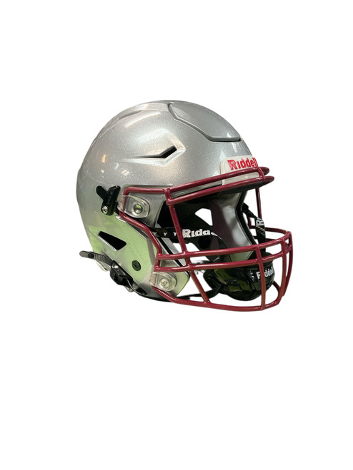 Vist Large View of Product Image Which is Used Riddell ADULT LARGE SPEED FLEX FB Helmet Grey LG